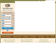 Tablet Screenshot of meadowscastlerock.com